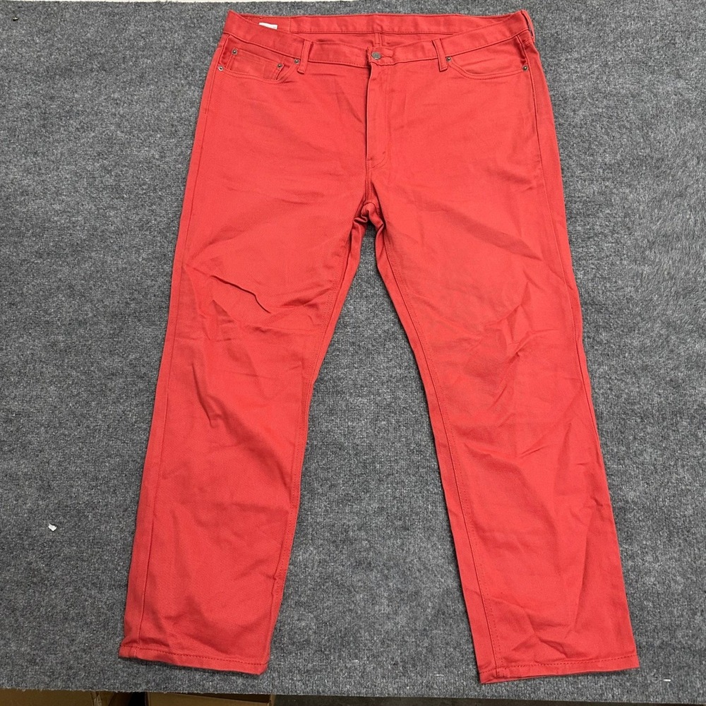 Levi's Jeans Mens Size 42 Red 541 Athletic Taper Cotton Denim Casual Pants 42x32